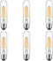 Dimmable E26 Edison Bulb, AC120V Warm White 2700K, 6W Equivalent 60W, 750LM, 5 Inch Long Tubular T10 LED Bulbs, Pack of