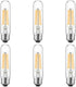 Dimmable E26 Edison Bulb, AC120V Warm White 2700K, 6W Equivalent 60W, 750LM, 5 Inch Long Tubular T10 LED Bulbs, Pack of