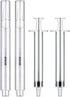 Touch Up Paint Pens 2 in 1 Pack, Refillable Brush Pen & Empty Oil Pen for Touch Up Wall Cabinets Furniture Wood (3 ml,