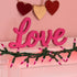 11 50 Bulbs 2.5" Commercial Novelty Lights Feet Traditional Incandescent Mini Lights, Pink on Green Wire with Spacing