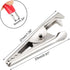 uxcell Alligator Clips Clamps, Crocodile Alligator Jumper Electric Test Clips with Protective Insulation Cover, 20pcs