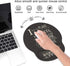 LACOMA Ergonomic Mouse Pad Wrist Support - Cute Wrist Rest Pad with Non-Slip PU Base for Home Office Working, Quotes