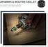 2610008122 1/4" PR20EVS Thaekuns Router Collet for BoschI