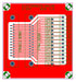 Electronics-Salon DB25 D-SUB DIN Rail Mount Interface Module, Male/Female, DSUB Breakout Board