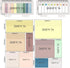 BAYTORY 900 Sheets Transparent Sticky Notes, Clear Waterproof 3 x 3 Inch Memo Pad, Self-Adhesive Writable Index Tabs