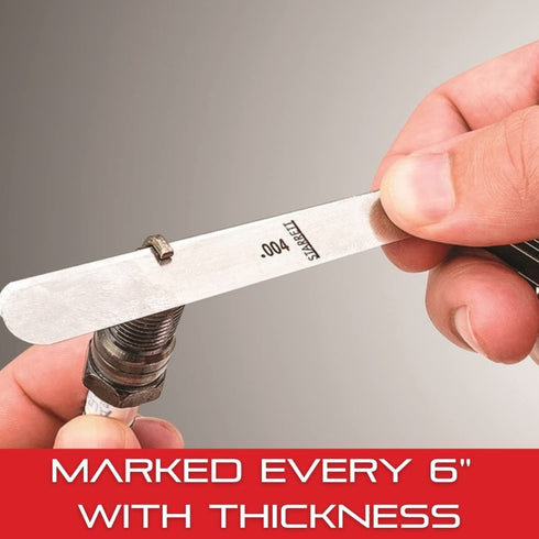Starrett Tempered Steel Thickness Gage or Feeler Stock .05mm Thickness, 30cm Length - 667M-5