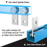 2 Wheel Trolley Assembly Rollers for Garage Pulley System Hoist System - 1-5/8" Wide Strut Channel (Silver-4 Pack)