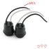 ZYAMY 6pcs Waterproof Lamp Socket with Wire - Fully Sealed Rainproof Lamp Head with Glue