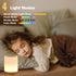 ROYFACC Dimmable Night Light Touch Sensor Lamp Bedside Table Lamp for Kids Bedroom Rechargeable Warm White Light