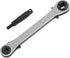 AC Ratchet Wrench with HVAC Hexagon Bit Adapter, Premium Service Tools for Refrigeration Equipment Repair (3/16 , 1/4 ,