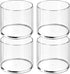 MaxGear Round Pen Holder 4 Pack, Acrylic Cylinder Container for Desk, Pencil Holder for Utensil and Makeup Brush Storage