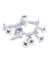 200pcs #6x5/8 Flat Head Phillips Drywall Screws, Fine Thread Sharp Point Wood Screws, Zinc Coated Carbon Steel