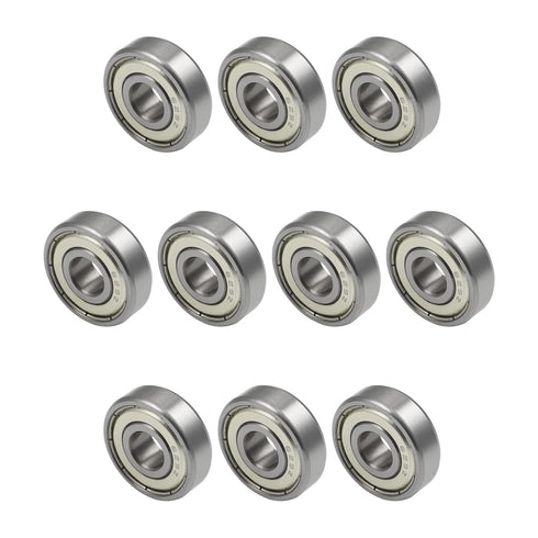 Othmro 10Pcs Deep Groove Ball Bearings 629ZZ, 9x26x8mm, Double Plastic Sealed for Robotics, Scooters, Elevators