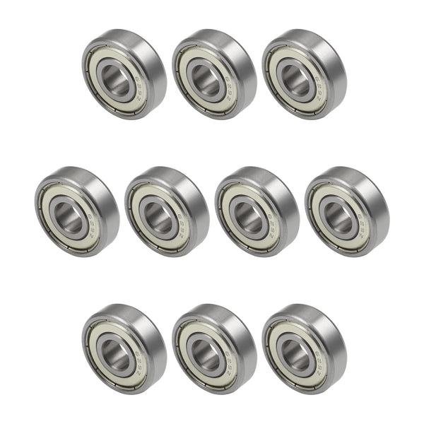 Othmro 10Pcs Deep Groove Ball Bearings 629ZZ, 9x26x8mm, Double Plastic Sealed for Robotics, Scooters, Elevators