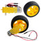 2pcs DC3-6V TT Motor: 1:48 Reduction Ratio Gearbox with Hookup Wires for Robotics DIY