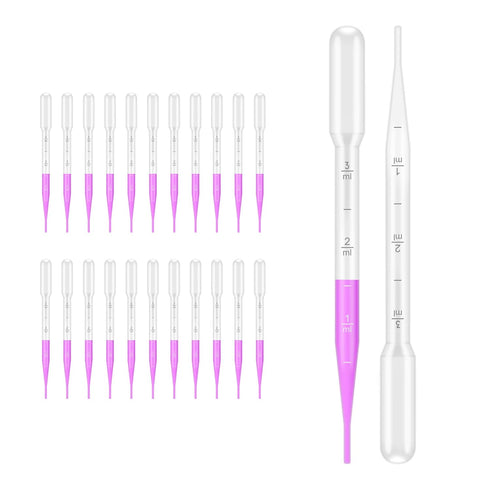 1000pcs Disposable Pipettes, 7ml Plastic Transfer Pipettes, Calibrated Dropper for Science Laboratory, DIY Art