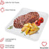 Hygloss Products White Foam Meat Trays, 9x11-Inch, 25 Pieces for Crafts, Food, Painting