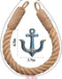 Soarlor 2 Pcs Nautical Toilet Paper Holder Rustic-Industrial Wall-Mounted Nautical Toilet Paper Towel Ring with Metal