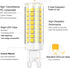 VYAOMLI G9 Bulbs Dimmable 7W Bulb 75W-80W 730LM, G9 Bulb 120V 2 Pack) LED Light Equivalent to Halogen Bi-Pin Base Light