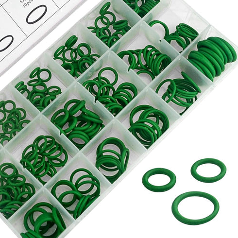 XINGYHENG 270Pcs 18 Sizes Rubber O-Ring Gasket Sealing Ring Repair Box, Washer Seal Assortment Set for Plumbing