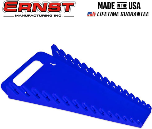 ERNST 5055 Gripper Wrench Organizer, 15 Tool, Blue by Ernst Manufacturing