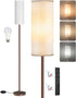 Dimmable 64.4 Bulb 3000K-6500K, VW06LD05W1 Floor Lamps for Living Room with Remote and Foot Switch, Modern Standing