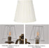 MUNEFE Bulb, Lamp Shade Clip On Cloth Pendant Light Shade, Barrel Lampshade for Home Living Room Bedroom Hotel