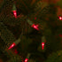 11 50 Bulbs 2.5" Commercial Novelty Lights Feet Traditional Incandescent Mini Lights, Pink on Green Wire with Spacing