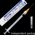 15Pack 1ml/cc Plastic Sterile Syringes with 25Ga and Cap, Individually Packaged for Scientific Labs and Industrial