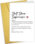 Nchigedy Funny Thank You Card for Supervisor, Hilarious Supervisor Leaving Card, Rude Birthday