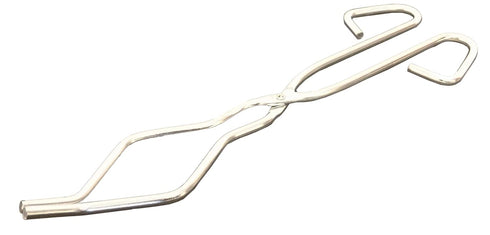 4-CT56 Stainless-Steel Crucible Tongs, 10" Length, Silver