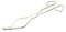 4-CT56 Stainless-Steel Crucible Tongs, 10" Length, Silver