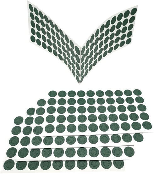 500PCS 18650 Lithium Battery Insulator Ring, Self Adhesive Hollow Paper Pad for Electrical Insulating Adhesive
