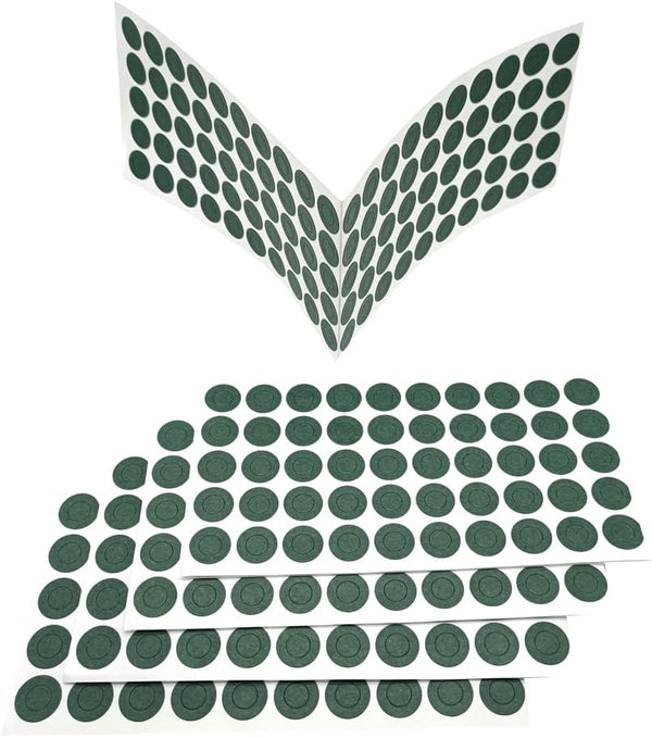 500PCS 18650 Lithium Battery Insulator Ring, Self Adhesive Hollow Paper Pad for Electrical Insulating Adhesive
