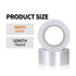 Aluminum Foil Tape for HVAC, 4inch x 50yard, Heat Resistant Insulation Tape, Withstand 80°C to 100°C, Sealing & Patching