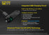 Nitecore Tube v2.0 Keychain Flashlight 55 Lumen USB Rechargeable Ultra Lightweight Compact