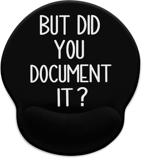 Blusabaca Funny Mouse Pad with Wrist Rest, Ergonomic Mouse Pads Wrist Support for