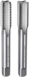 uxcell 2pcs Metric Hand Tap Set, M16 x 2 Taper/Plug Thread Screw Taps, High Speed Steel Tapping Tool Kit
