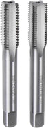 uxcell 2pcs Metric Hand Tap Set, M16 x 2 Taper/Plug Thread Screw Taps, High Speed Steel Tapping Tool Kit