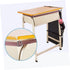 COHEALI Desk Side Storage Bag Oxford Fabric Student Book Organizer Pockets for School Office Dorm (Adjustable Large