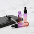 10Pcs Dropper Bottles Set, 10ml (1/3 oz) Purple Orange Gradient Glass Bottles with 5ml Plastic Droppers for Essential