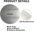 Foizpput 12 Inch Hand Sanitizer Circle Shape Metal Sign for Yard, Fence, or Gate