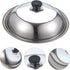 Universal Stainless Steel Pot Lid for Cooking and Steaming