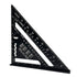 7 inch Rafter Square Aluminum Alloy Triangle Ruler - Double Scale Carpenter Tool for Woodworking and Carpentry