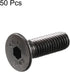 uxcell M5 x 16mm Metric Hex Socket Countersunk Head Screw Bolts, Black, 50PCS