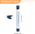 5pcs HARFINGTON Wood Filler Sticks Wooden Wax Touch Up Furniture Repair Crayons for Scratch Hole Wood, Navy