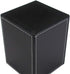 KINGFOM PU Leather Square Pens Pencils Holder - Desktop Organizer Case (Black)