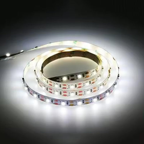TOPXCDZ SMD2835 1M) AA Battery Power Led Strip Light Flexible Lighting Ribbon Tape White/Warm White Cuttable Adhesive