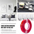 Heavy Duty Double Sided Tape - 1/2" x 10' Transparent Strong Adhesive Removable Mounting Tape for Home Decor