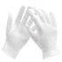 10 Pairs Archival Photo Gloves, White Work Gloves for Handling Art and Photography